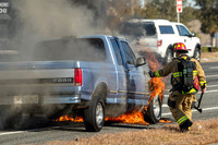 February 10th 2026 Car fire US 19 & Allgood Rd