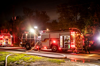 Hudson - Boat Fire - August 9th